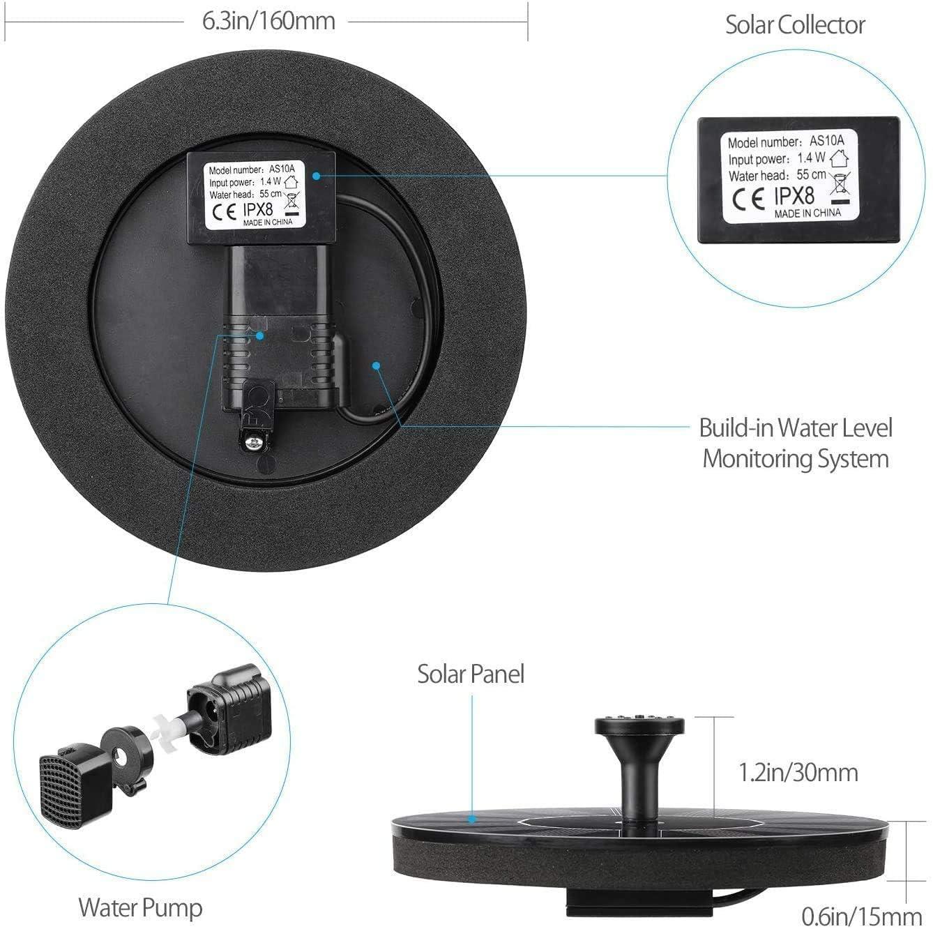 Fountain Solar Power Floating Water Pump